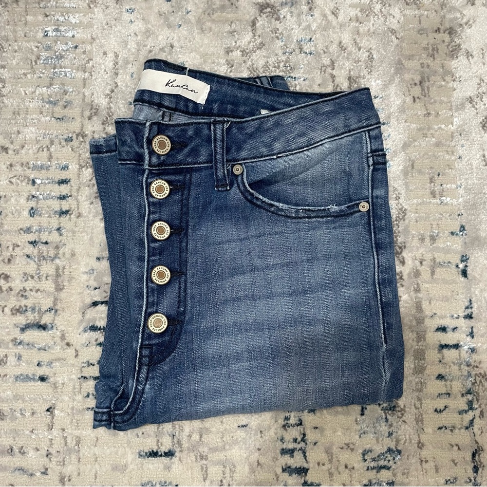 Kancan skinny button fly denim jeans